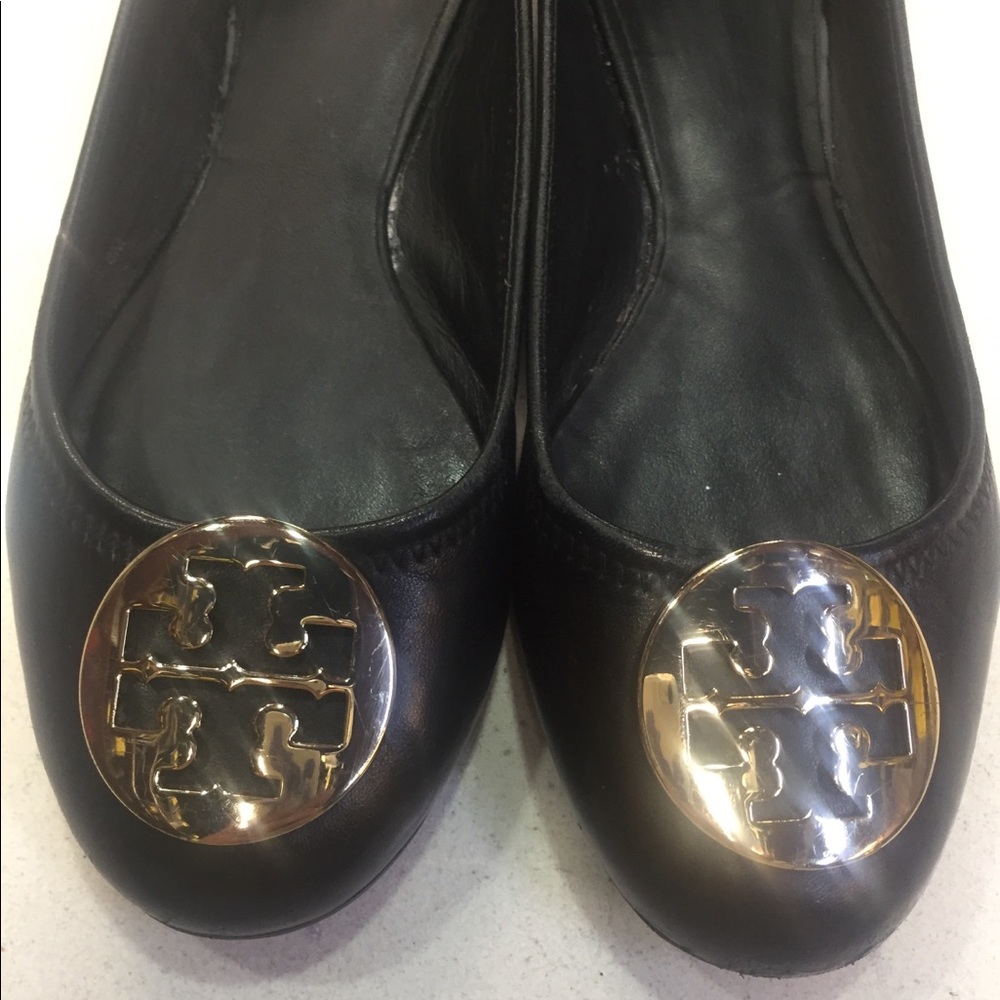 Tory Burch Black Flats size 8